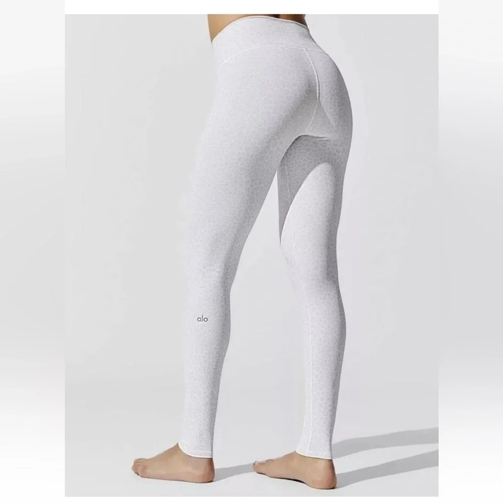 ALO YOGA Vapor High-Waist Leopard-Print Leggings